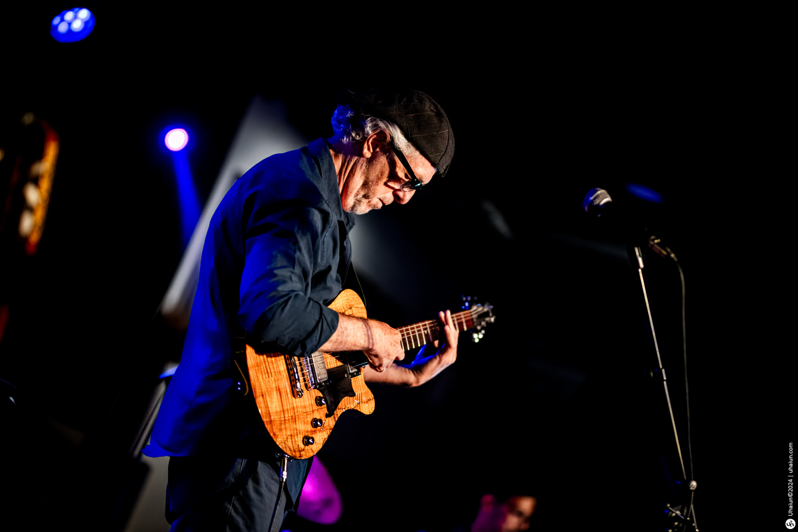 Guitarist Mordy Ferber performs live on stage