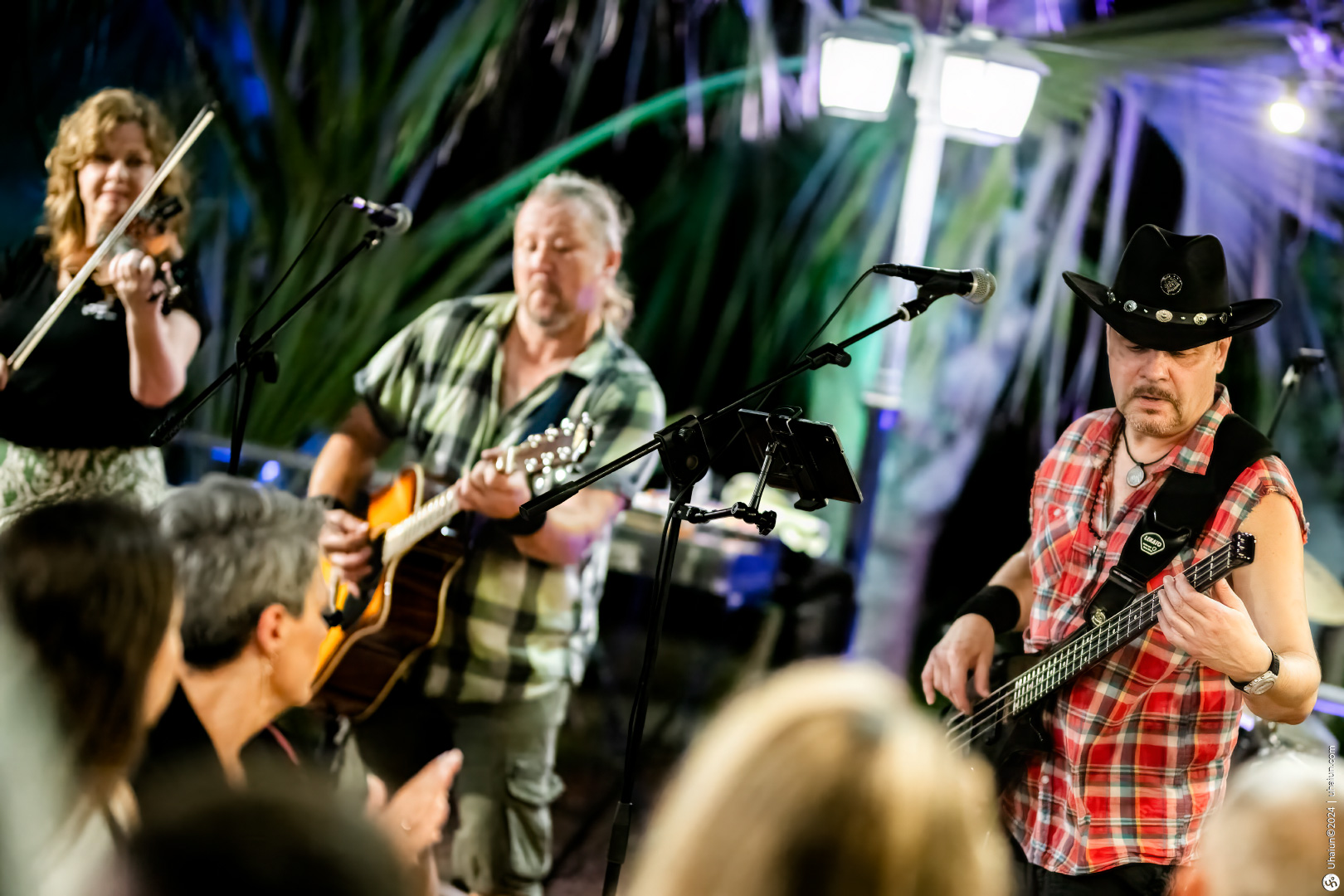 Reel of Life band performing live on stage
